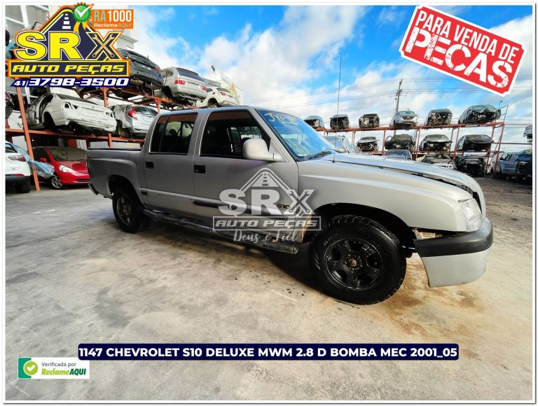 1147 CHEVROLET S10 DELUXE MWM 2.8 D BOMBA MEC 2001_05
