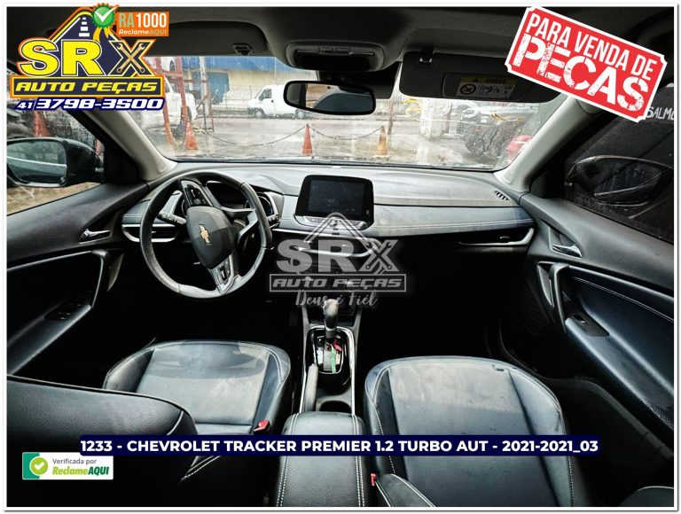 1233 - CHEVROLET TRACKER PREMIER 1.2 TURBO AUT - 2021-2021_03