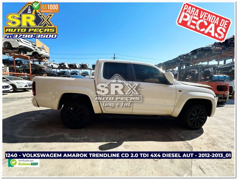 1240 - VOLKSWAGEM AMAROK TRENDLINE CD 2.0 TDI 4X4 DIESEL AUT - 2012-2013_01
