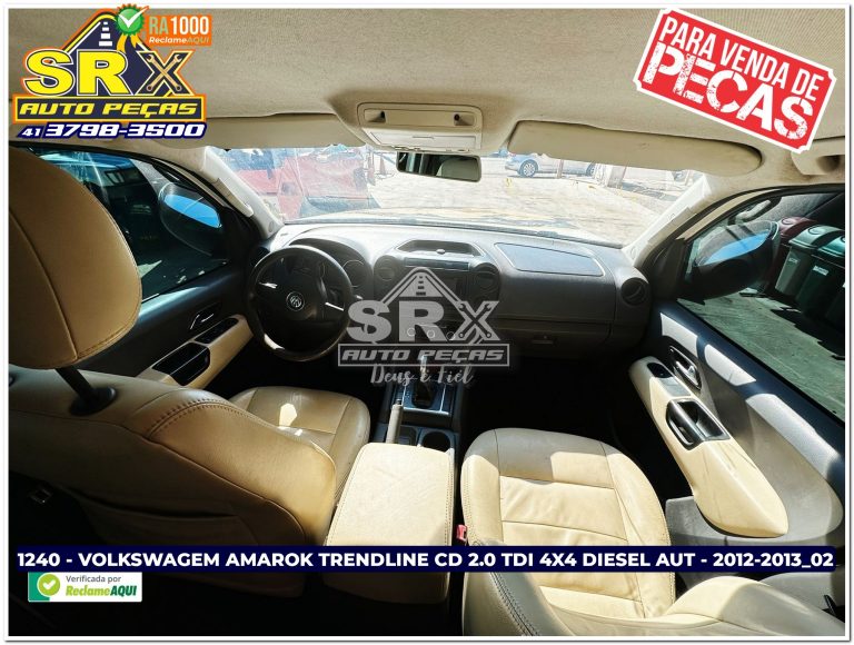 1240 - VOLKSWAGEM AMAROK TRENDLINE CD 2.0 TDI 4X4 DIESEL AUT - 2012-2013_02