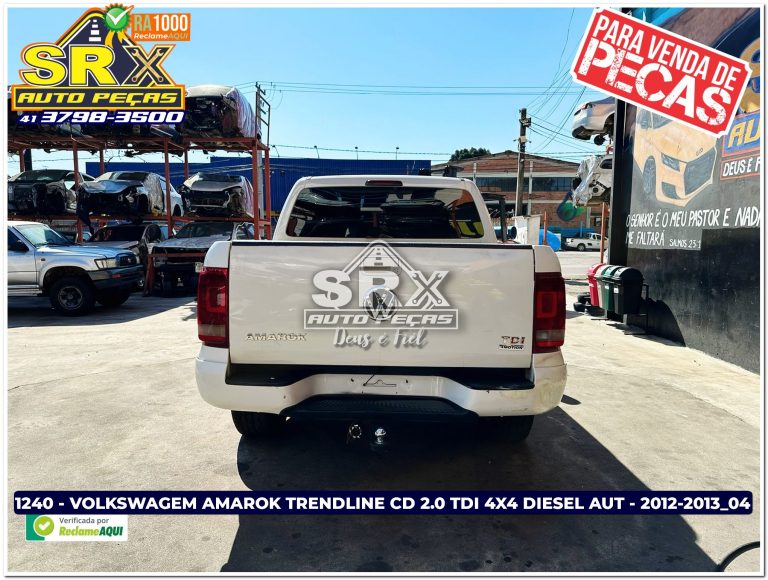 1240 - VOLKSWAGEM AMAROK TRENDLINE CD 2.0 TDI 4X4 DIESEL AUT - 2012-2013_04