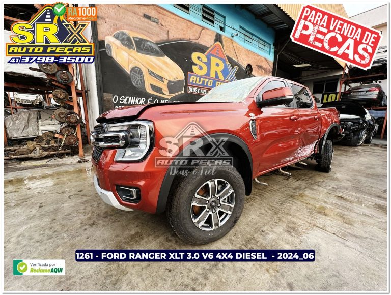 1261 - FORD RANGER XLT 3.0 V6 4X4 DIESEL - 2024_06