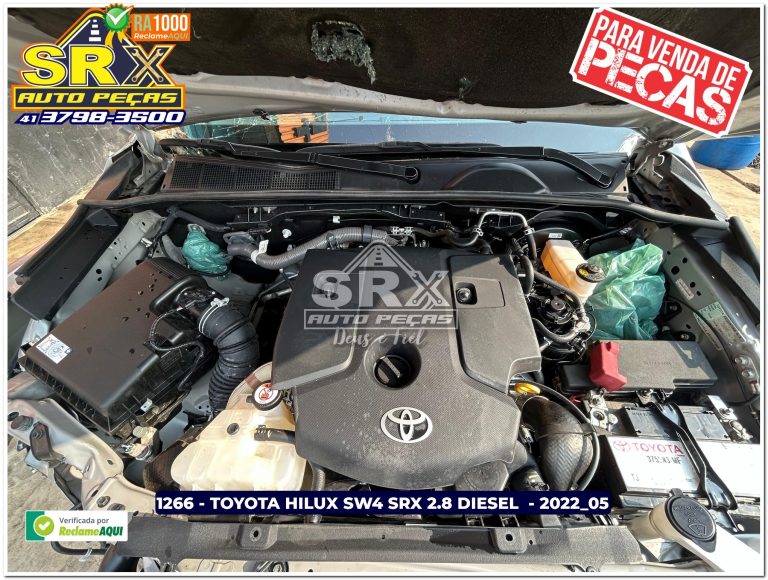 1266 - TOYOTA HILUX SW4 SRX 2.8 DIESEL - 2022_05