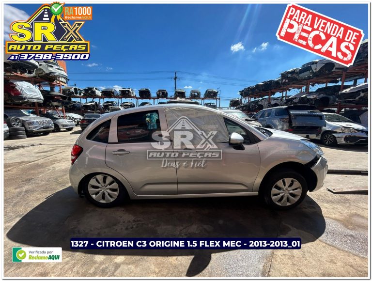 1327 - CITROEN C3 ORIGINE 1.5 FLEX MEC - 2013-2013_01