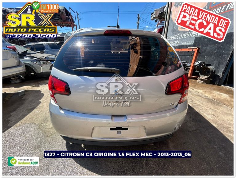 1327 - CITROEN C3 ORIGINE 1.5 FLEX MEC - 2013-2013_05