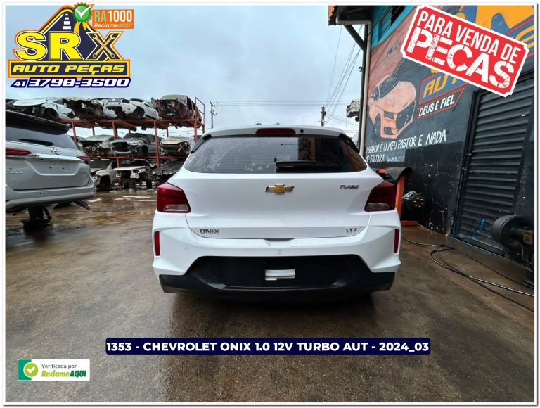 1353 - CHEVROLET ONIX 1.0 12V TURBO AUT - 2024_03