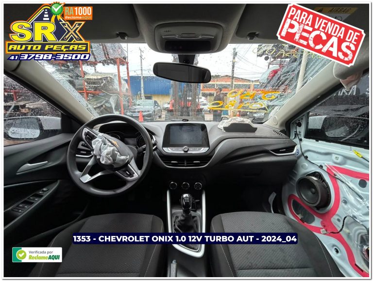 1353 - CHEVROLET ONIX 1.0 12V TURBO AUT - 2024_04