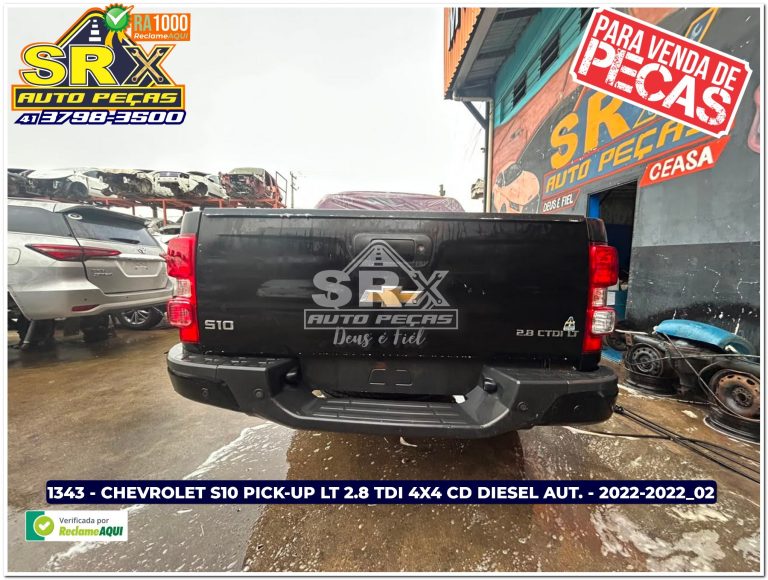 1343 - CHEVROLET S10 PICK-UP LT 2.8 TDI 4X4 CD DIESEL AUT. - 2022-2022_02