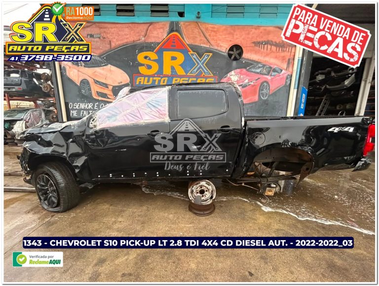 1343 - CHEVROLET S10 PICK-UP LT 2.8 TDI 4X4 CD DIESEL AUT. - 2022-2022_03