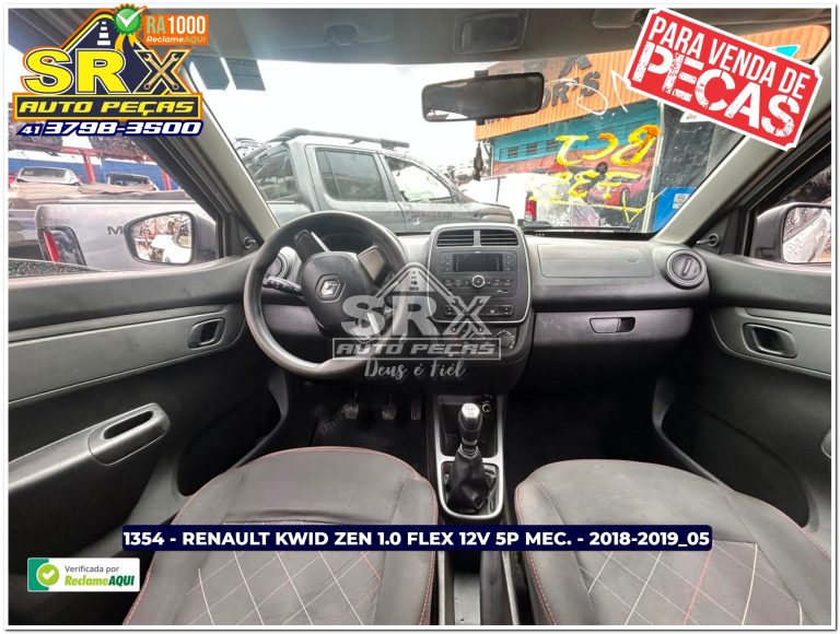 1354 - RENAULT KWID ZEN 1.0 FLEX 12V 5P MEC. - 2018-2019_05